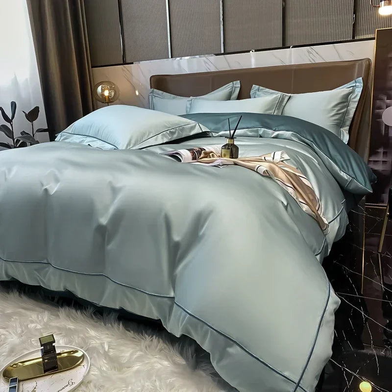 NileWeave™ 100% Egyptian Cotton Embroidered Bedding Set – 500TC Luxury Hotel Collection"