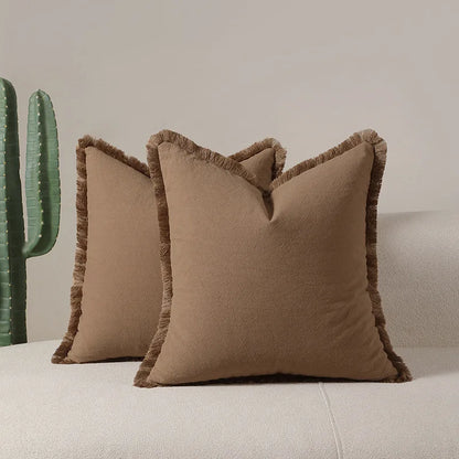 FrayEdge Minimalist  Cushion Cover