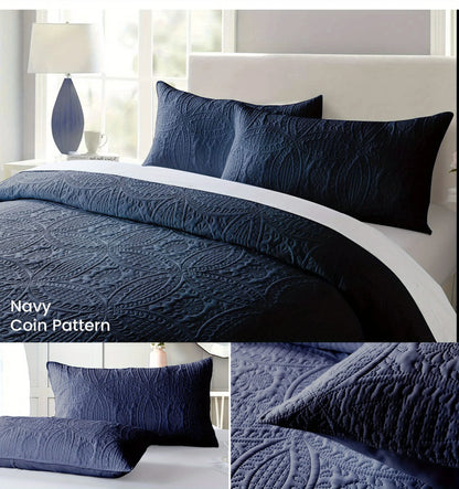 CloudEase™ Lightweight Soft Quilt Bedspread Coverlet Set