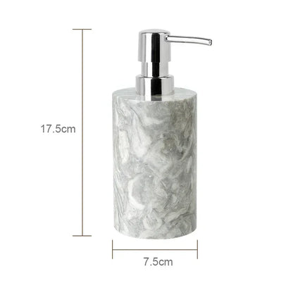 PureStone Marble Bathroom Accessories Set