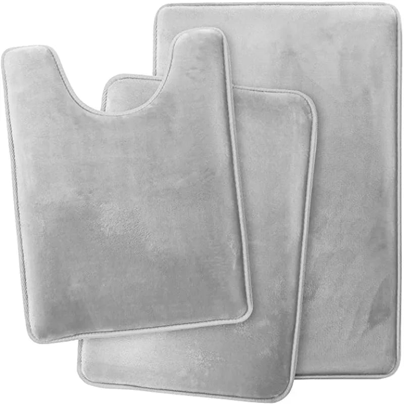 VelvetCloud Bath Mat Set