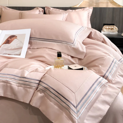 LuxeCotton 400TC Hotel-Style Embroidered Bedding Set