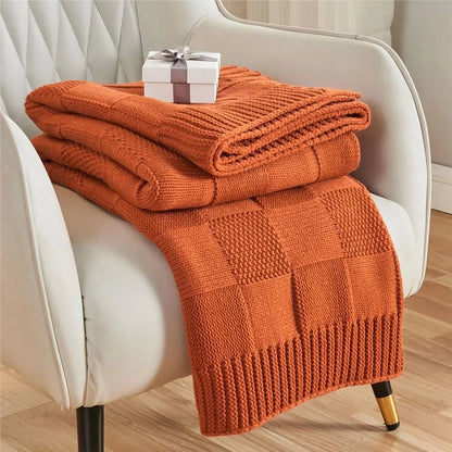 CheckLoom Luxe Knit Throw