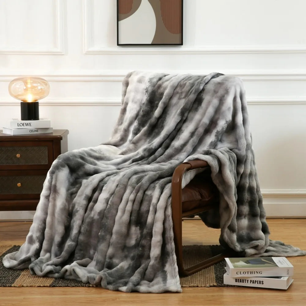 OmbreLuxe Faux Fur Throw – Dreamcatcher Limited Edition