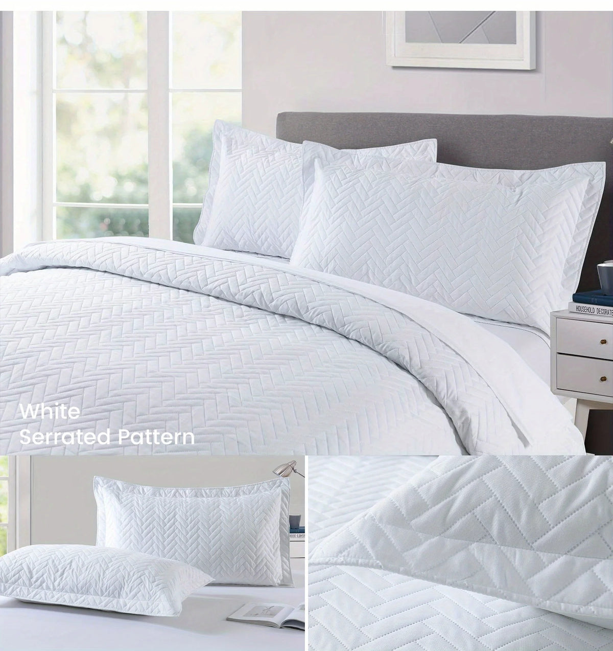 CloudEase™ Lightweight Soft Quilt Bedspread Coverlet Set