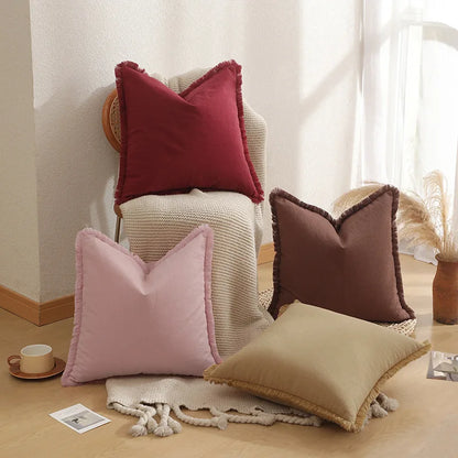 FrayEdge Minimalist  Cushion Cover