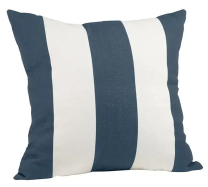 BeeCharm Striped Velvet Cushion Cover – Soft Luxury with Bee Accent