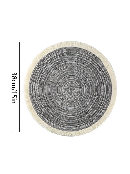 FRINGE™ Eco-Friendly Round Placemats