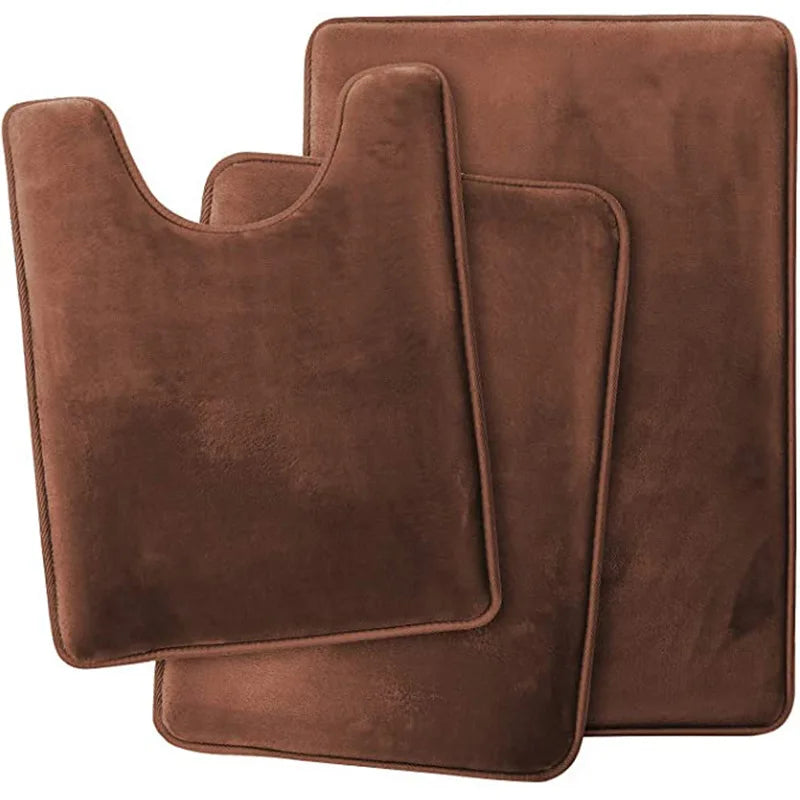 VelvetCloud Bath Mat Set