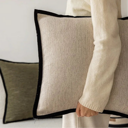 CleanEdge  Minimalist solid colour Pillowcover
