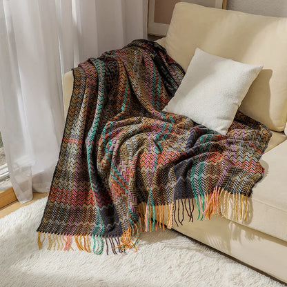 ColorDrift Throw – Limited Edition Stripe Blanket