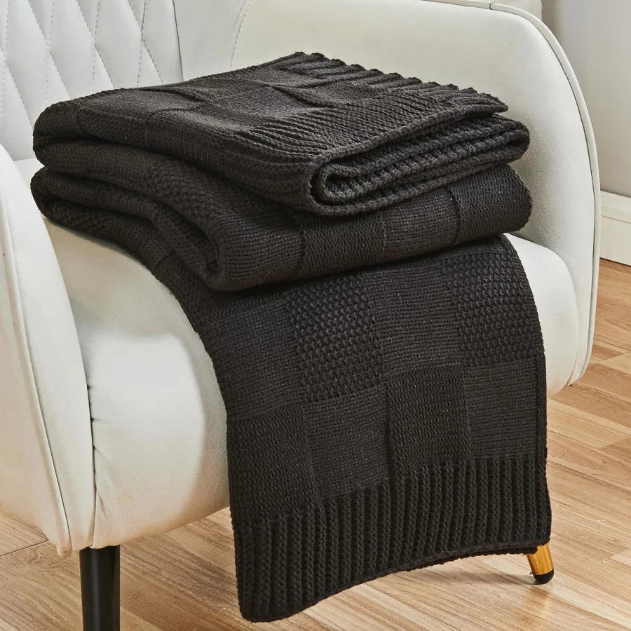 CheckLoom Luxe Knit Throw