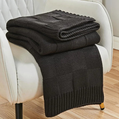 CheckLoom Luxe Knit Throw
