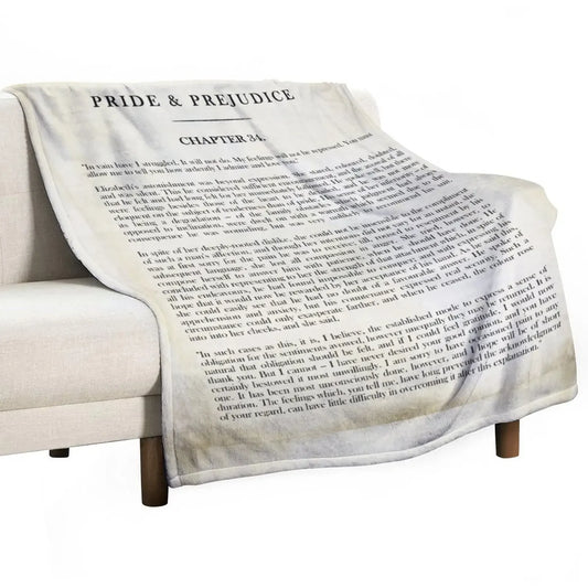 Premium Bride and Prejudice Flannel Blanket