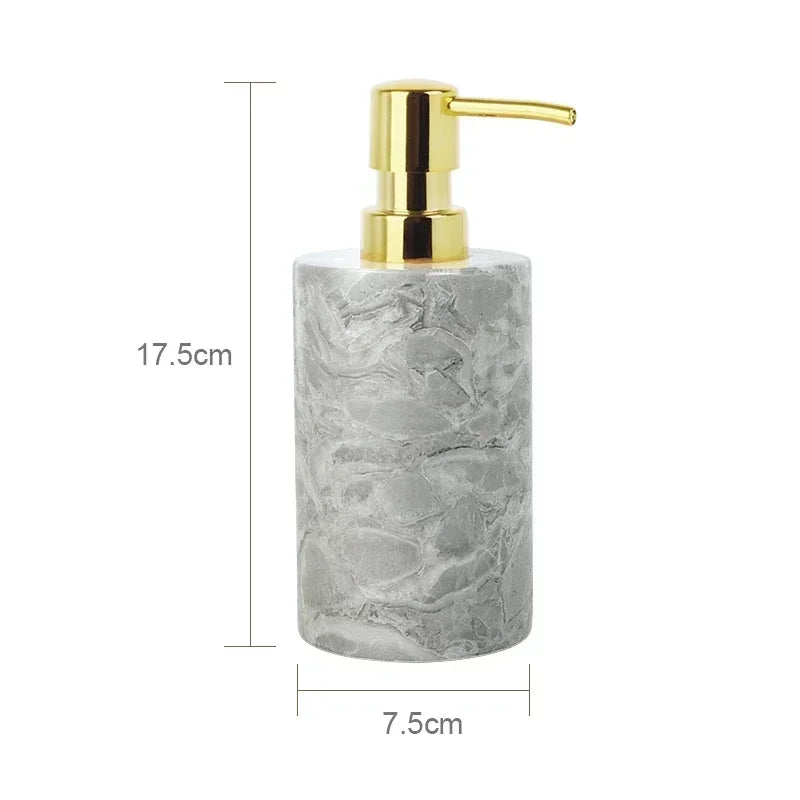 PureStone Marble Bathroom Accessories Set