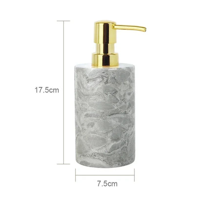 PureStone Marble Bathroom Accessories Set