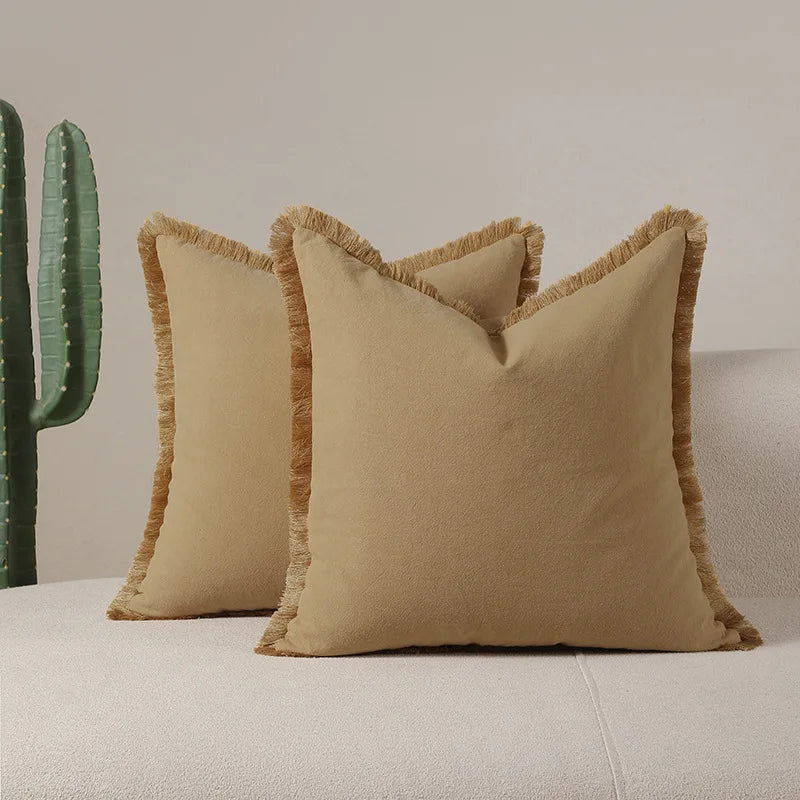 FrayEdge Minimalist  Cushion Cover