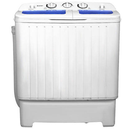 20 Lbs Compact Twin Tub Washing Machine for Home Use